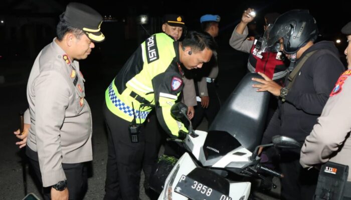 Malam 1 Suro, Kapolres Nganjuk Turun Tangan, Perbatasan Dijaga Ketat