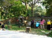 Satgas TMMD 125 Bojonegoro Bersih-Bersih Wisata Alam, Angkat Potensi Sumber Air Ubalan