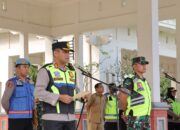 Tak Ada Ruang Pelanggaran Hukum, Pesan Kapolres Lamongan Saat Apel Pengamanan PSHT