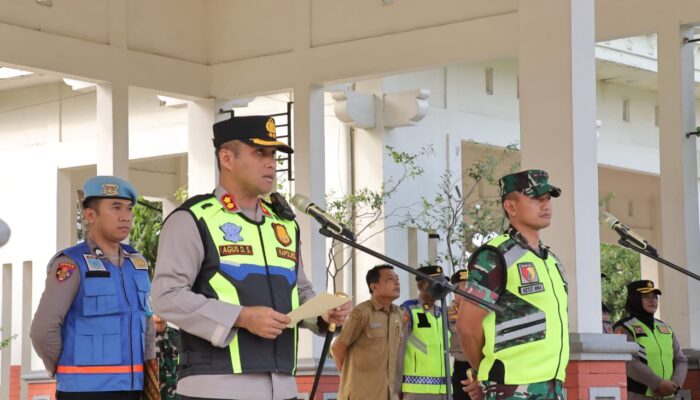 Tak Ada Ruang Pelanggaran Hukum, Pesan Kapolres Lamongan Saat Apel Pengamanan PSHT
