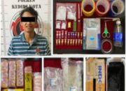 Pemuda Kediri Dibekuk Polisi, 25 Paket Sabu Siap Edar Disita
