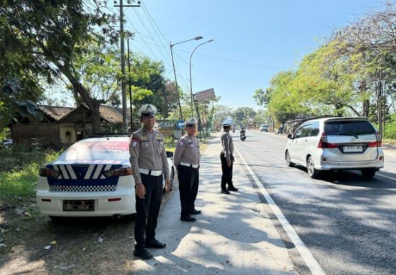 Satlantas Nganjuk Turun ke Jalan, Operasi Patuh Hantam Pelanggar Lalu Lintas
