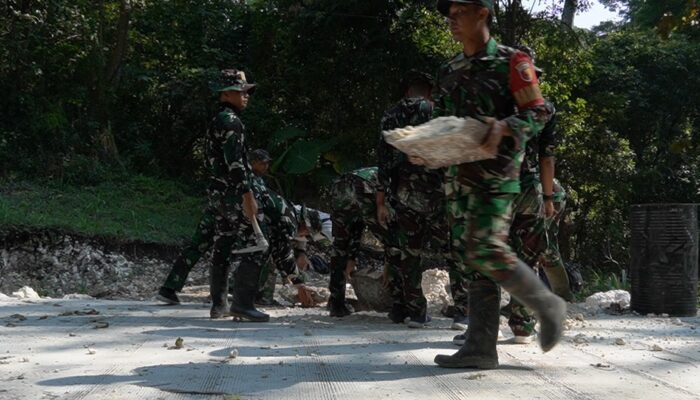 TMMD 125 Bojonegoro: Jalan Dibeton, Stunting Dituntaskan