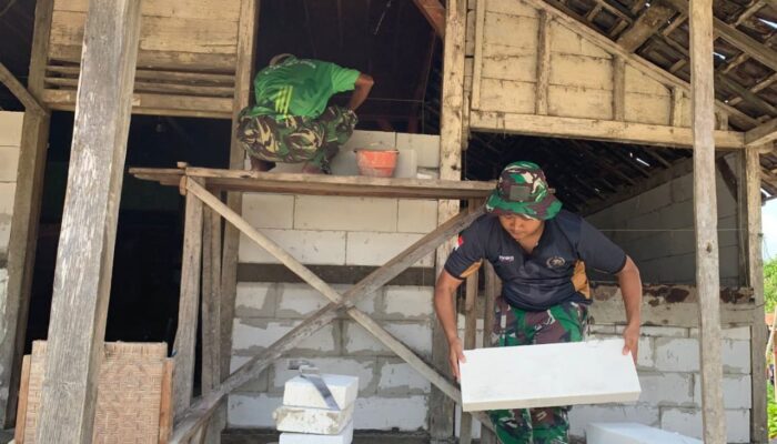 TMMD 125 Bojonegoro: Rumah Warga Miskin Disulap Jadi Layak Huni