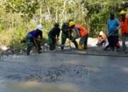 Jalan Beton TMMD Siap Ubah Nasib Warga Desa Soko