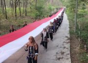 Tradisi dan Nasionalisme Bersatu, Masyarakat Samin Kirab Bendera Raksasa HUT RI ke-80