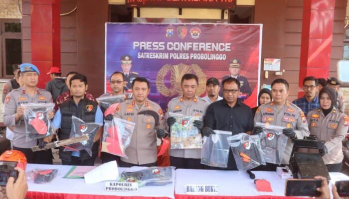 9 Pelaku Curat, Curas, Curanmor Ditangkap Polres Probolinggo