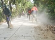 Penutupan TMMD 125 Bojonegoro: Warga dan Satgas Gelar Kerja Bakti Bareng