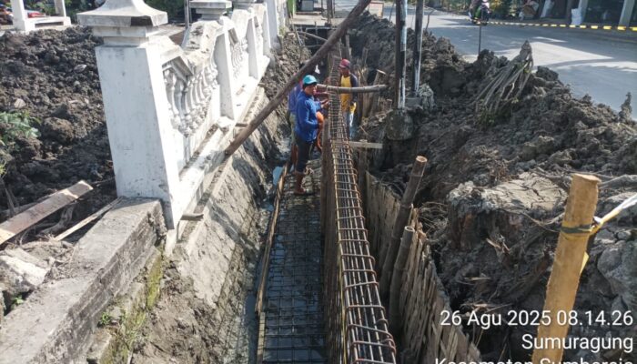 Proyek TPT di Sumuragung Bojonegoro Diduga Asal Jadi