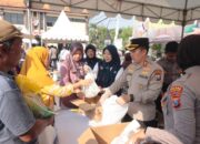 Puluhan Ton Beras Murah Digelontorkan, Polres Bojonegoro Bantu Warga Hemat Belanja