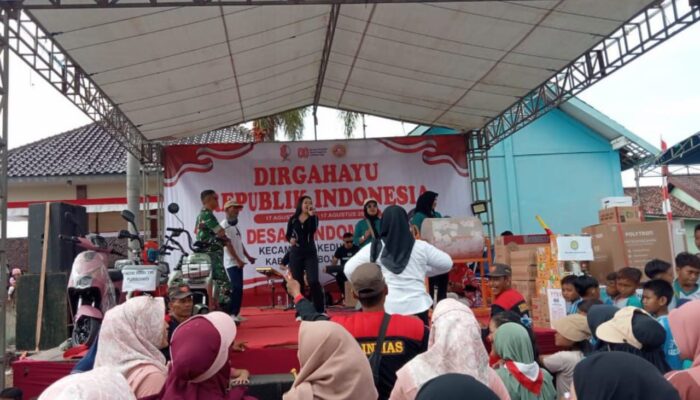 Desa Tondomulo Kedungadem Ramaikan Jalan Sehat dan Senam BMM