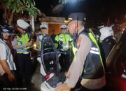 Razia di Kediri Kota, Petugas Amankan 165 Pelanggaran