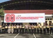 Estafet Belut hingga Balap Karung Warnai Semarak Kemerdekaan di Polres Kediri