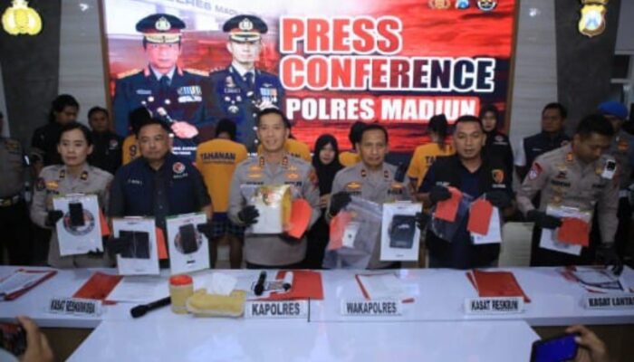 Jaringan Narkoba di Madiun Terbongkar, Sabu 1 Kg Dikemas Teh China