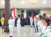 Prosesi Pengukuhan Paskibraka Lamongan