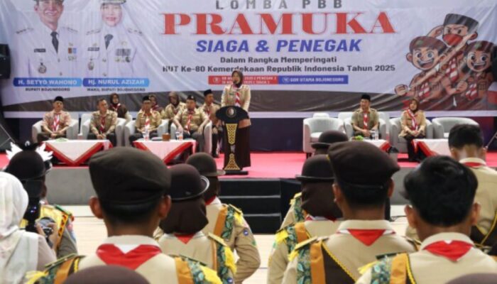 Pramuka Bojonegoro Unjuk Gigi, Lomba PBB Penuh Semangat dan Edukasi