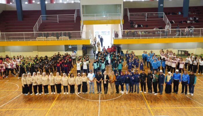 Meriah, Turnamen Voli Putri SMP/MTs Kota Batu Digelar Tiga Hari Penuh