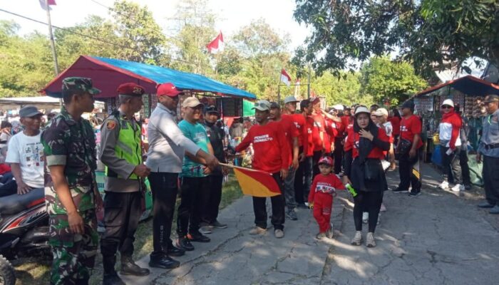 Dari Anak Hingga Lansia, Warga Sidomulyo Tumpah Ruah Ikuti Jalan Santai