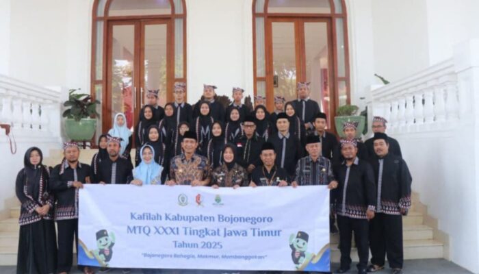 Kafilah MTQ Bojonegoro Siap Berlaga di Jember, Bupati Wahono: Jaga Nama Baik Daerah