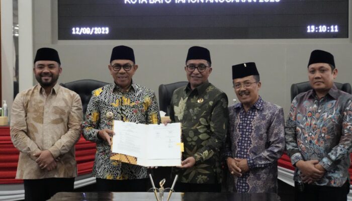 DPRD dan Pemkot Batu Tandatangani KUA-PPAS 2026, Ini Fokusnya
