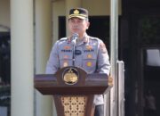Kapolres Nganjuk Ajak Anggota Awali Tugas dengan Doa dan Integritas Tinggi