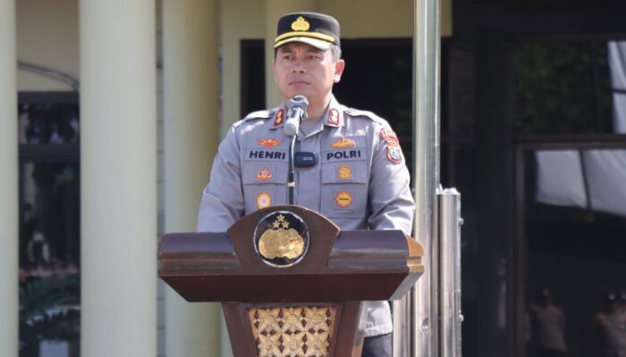 Kapolres Nganjuk Ajak Anggota Awali Tugas dengan Doa dan Integritas Tinggi