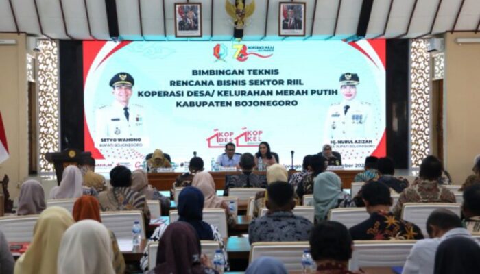 Pemkab Bojonegoro Genjot Ekonomi Desa Lewat Koperasi Merah