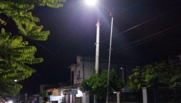 10 Ruas Jalan Kota Bojonegoro Kini Lebih Terang, Ini Penyebabnya