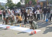 Aliansi Bojonegoro Melawan Suarakan 9 Tuntutan di Depan Gedung DPRD