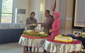 Polwan Nganjuk Tasyakuran Hari Jadi ke-77