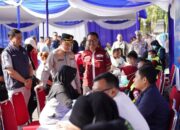 Satlantas Bojonegoro Gelar Pasar Murah, Donor Darah dan Cek Kesehatan Gratis