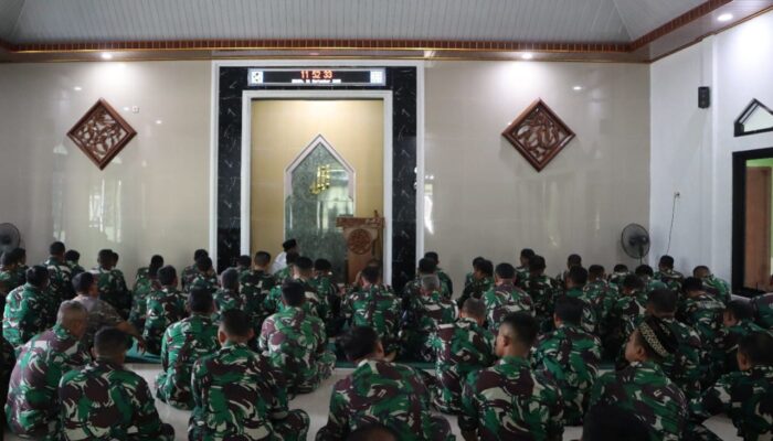 Doa Bersama TNI di Bojonegoro: Warga Jangan Mudah Terprovokasi Isu Medsos
