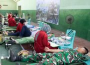 Semarak HUT TNI ke-80: Kodim Bojonegoro Gelar Bakti Sosial Donor Darah