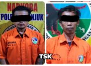 Baru Edarkan Sabu, Dua Pria Ini Langsung Diborgol Satresnarkoba Nganjuk