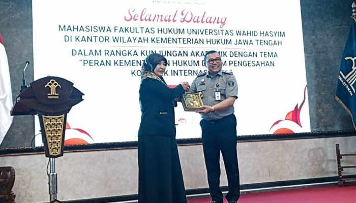 Mahasiswa Hukum UNWAHAS Dapat Kuliah Langsung dari Pejabat Kemenkum Jateng