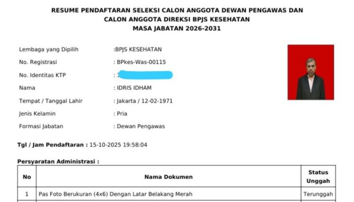 FSP FARKES KSPI Dorong Idris Idham Duduki Kursi Dewas BPJS Kesehatan