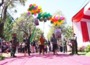 Warna-Warni Tabebuya Padukan Wisata, UMKM, dan Ketangguhan Arhanud di Kota Batu