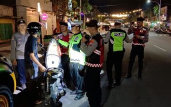 Cegah Kejahatan Malam, Polres Nganjuk Turunkan Tim SREG di Seluruh Wilayah