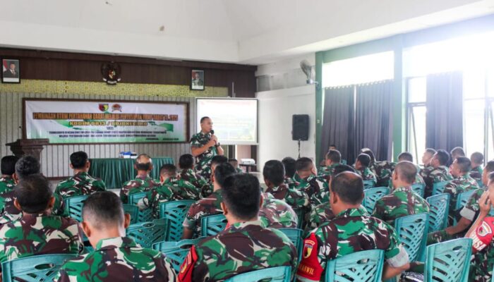 Pertahanan Darat Kuat, Pembangunan Hebat, Kodim Bojonegoro Bahas RTRW Hanrat 2025