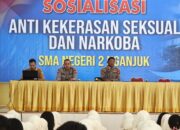 Pelajar Nganjuk Diajak Berani Tolak Kekerasan Seksual dan Narkoba