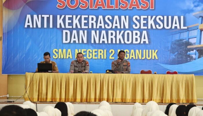 Pelajar Nganjuk Diajak Berani Tolak Kekerasan Seksual dan Narkoba