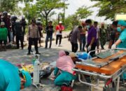 Kecelakaan Maut, Sepeda Motor Pasutri Dilindas Truk Tronton di Pucuk Lamongan