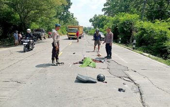 Kecelakaan Tragis di Padangan Bojonegoro: Motor vs L300, Pengendara Tewas Seketika