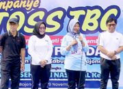 Gerak Serentak Lawan TBC, Dinkes Bojonegoro Kampanyekan TOSS di Alun-Alun