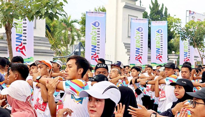 Alun-Alun Meriah, Runergy 10K Zumba Games Bikin Bojonegoro Heboh