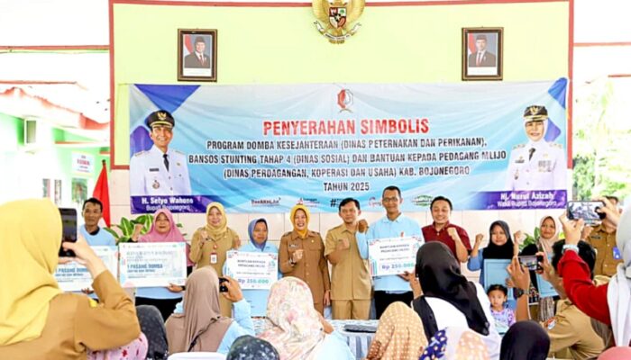 Awas Kaget, Pedagang, Peternak, hingga Keluarga Stunting di Bojonegoro Terima Bantuan