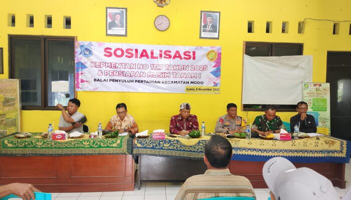 TNI Dan Muspika Modo Sosialisasikan HET Pupuk Bersubsidi,Dorong Pertanian Maju Dan Tangguh