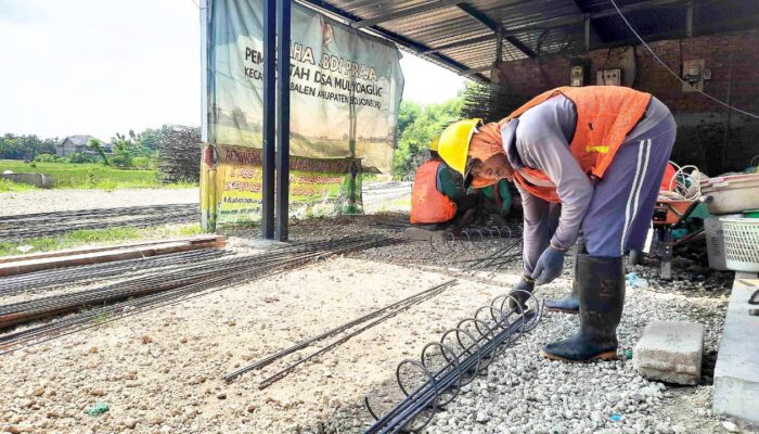 Target Desember Rampung, Proyek Jalan Desa Mulyoagung Bojonegoro Dipantau Ketat