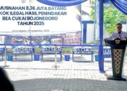 Hampir 9 Juta Batang Rokok Ilegal Hangus di Bojonegoro–Tuban