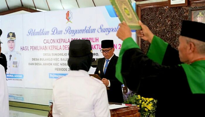 Usai Dilantik Empat Kades Baru di Bojonegoro Ini Siap Gaspol